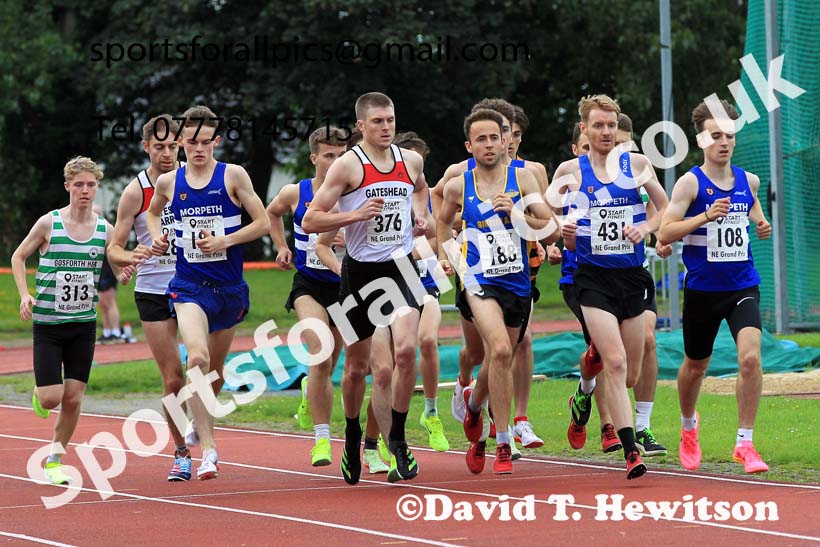 1500 metres, 2023 NEGP 5 Monkton, Wed, July 26th. Photo: David T. Hewitson/Sports for All Pics